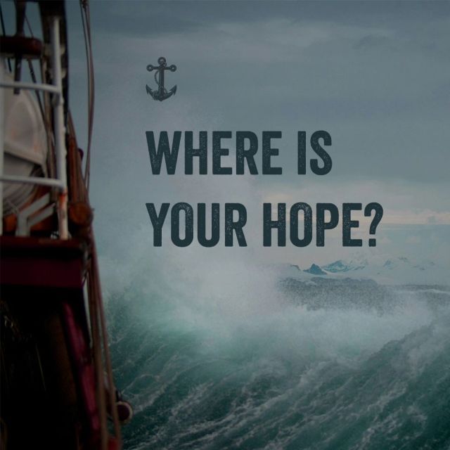 What area in your life has LESS  God than there should be? 
Certain areas that have less  faith and hope. 
Where would you like to have more confidence? 
Where do you locate your hope? 

Job 8: 14-15