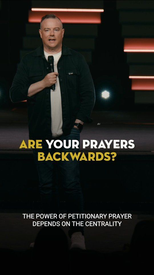 Rethink how you pray. Instead of starting with our needs, what if we began with relationship, worship, and gratitude? This shift leads us to intercede for others with the right heart, setting the stage for true, relational prayer. Let's ignite our prayer life by asking not for our will, but for His to be done.