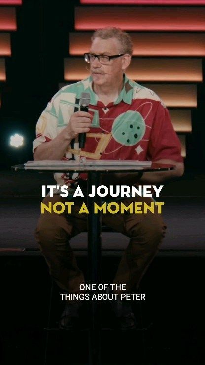 Coming to faith in Jesus is a journey not a moment