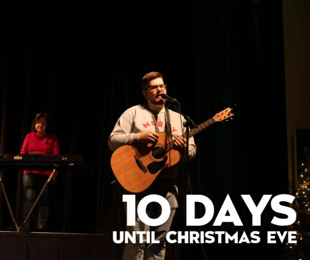 Christmas has a way of finding us right where we are.
Ten days until our Christmas Eve experience — a moment to slow down, breathe, and take in the season again.