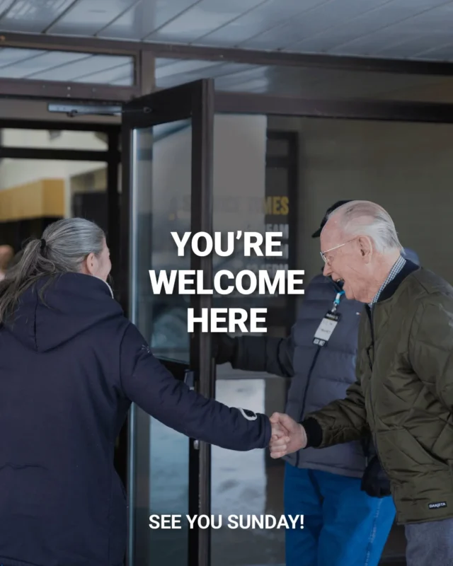 Come expectant. Leave encouraged.
See you Sunday!