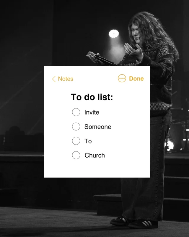 What if the invitation you've been putting off is the one someone has been waiting for? Take the step. Send the text. Extend the invite. We'll save them a seat.