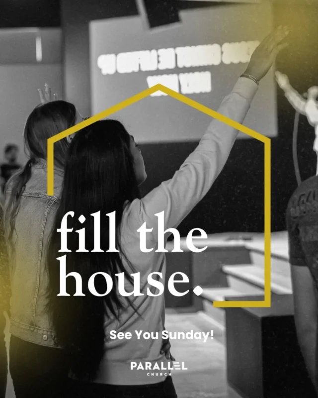 FILL THE HOUSE!

Invite a friend, bring your family, and let’s gather together in faith and worship.

See you Sunday! #fillthehouse #SeeYouSunday